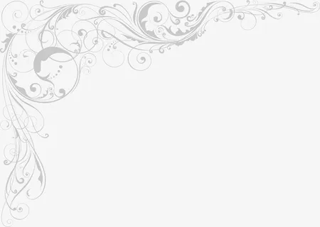 灰色清新树藤装饰图案免抠