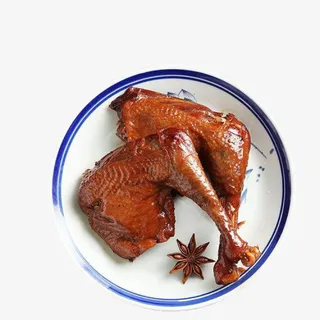卤鸭腿两只鸭腿免抠