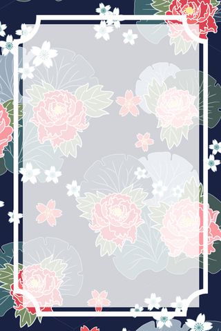 花朵底纹海报背景高清