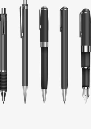 精美高档圆珠笔设计矢量素材免抠