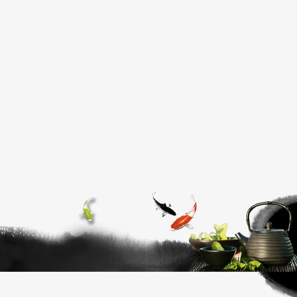 水墨画元素免抠