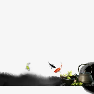 水墨画元素免抠