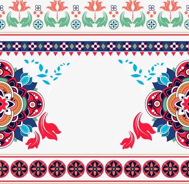 红色中国风背景