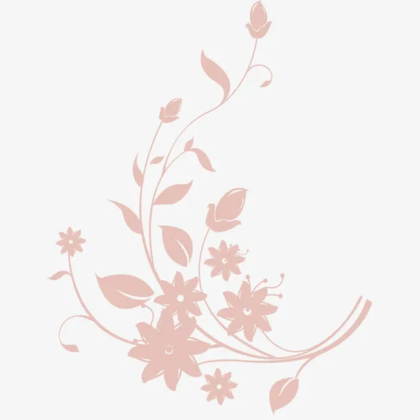 环绕花纹图形免抠
