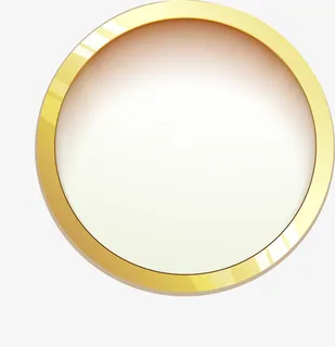 大气金色圆圈免抠