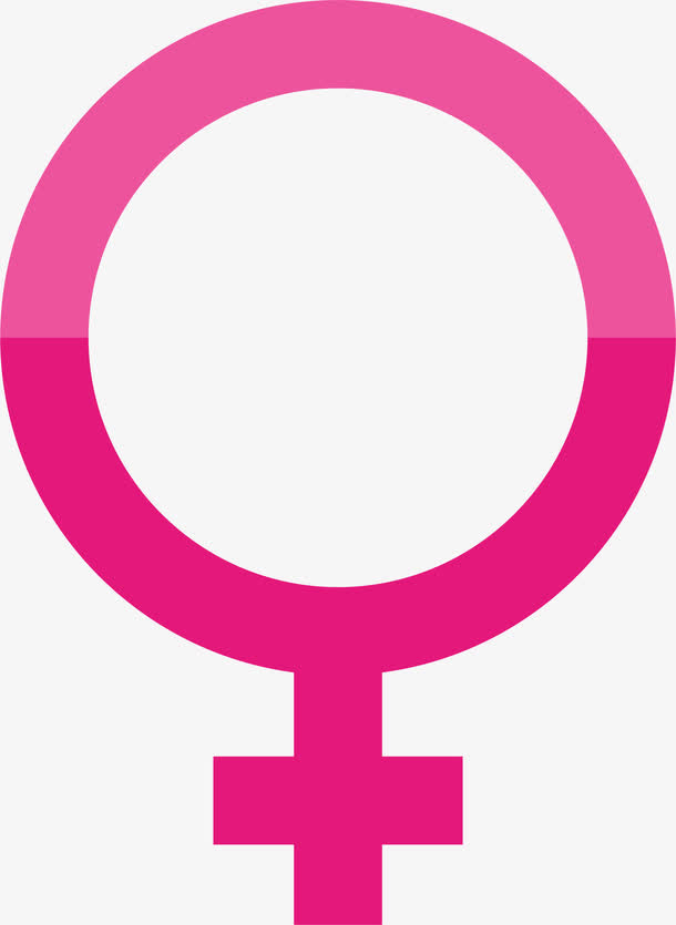 粉色女性图标免抠