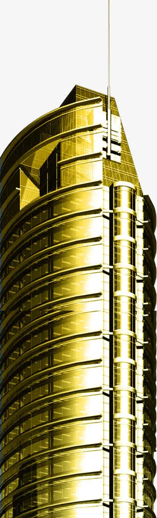 建筑物房地产广告宣传单页免抠