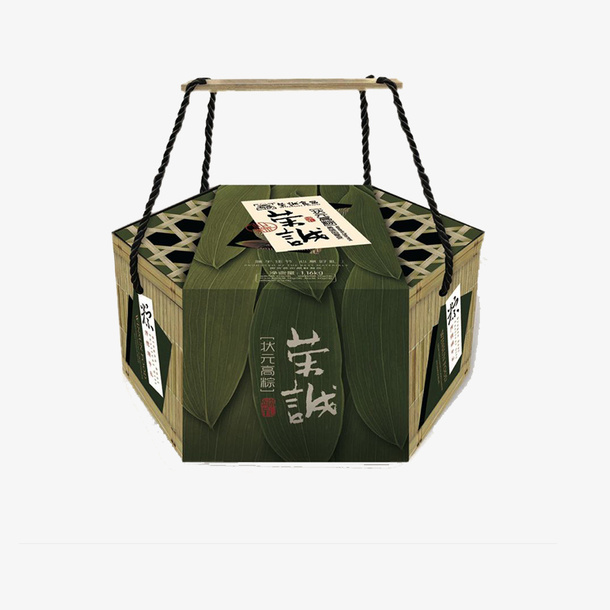 粽子包装设计素材图片免抠
