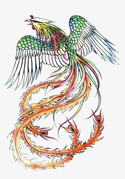 中国传统凤凰免抠