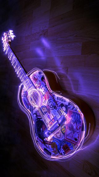 电吉他音乐h5素材背景高清