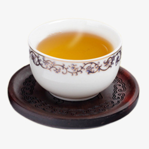 茶杯里的泡好的茶免抠