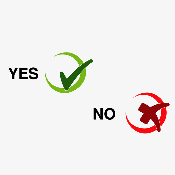 YES或NO图标素材免抠