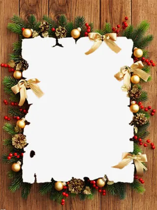 圣诞节边框图片免抠