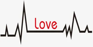 科技感折线心跳图免抠