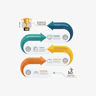 创意箭头ppt素材免抠