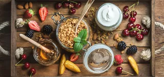 蜂蜜水果食物背景图高清