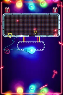 感恩回馈霓虹灯海报高清