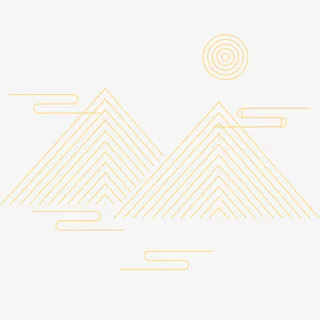 线性中国风纹样免抠