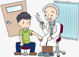 看病的男孩免抠