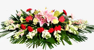 高清开业海报摆花免抠