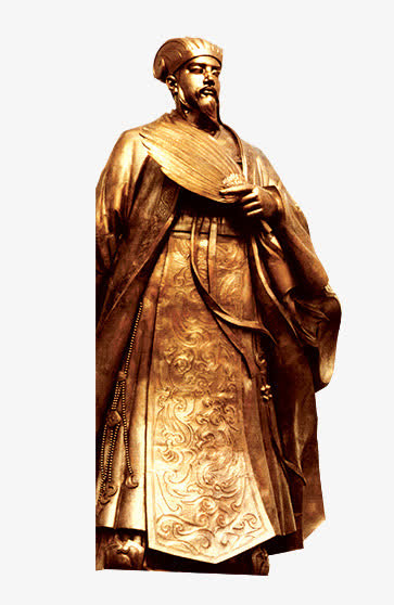 诸葛亮雕像免抠