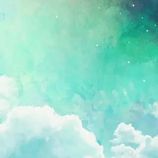 淡蓝色天空星星云朵背景图高清