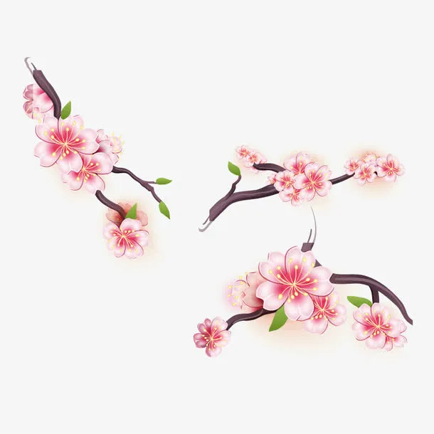 矢量樱花素材免抠