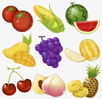 水果插画免抠