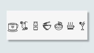 饮料奶茶咖啡等图标免抠