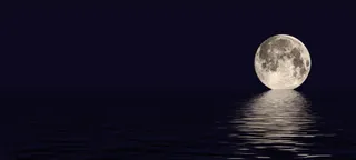 唯美月亮背景高清