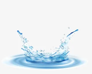 矢量水花四溅免抠