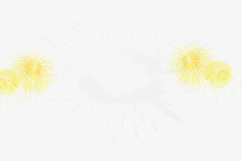 春节礼花效果元素免抠