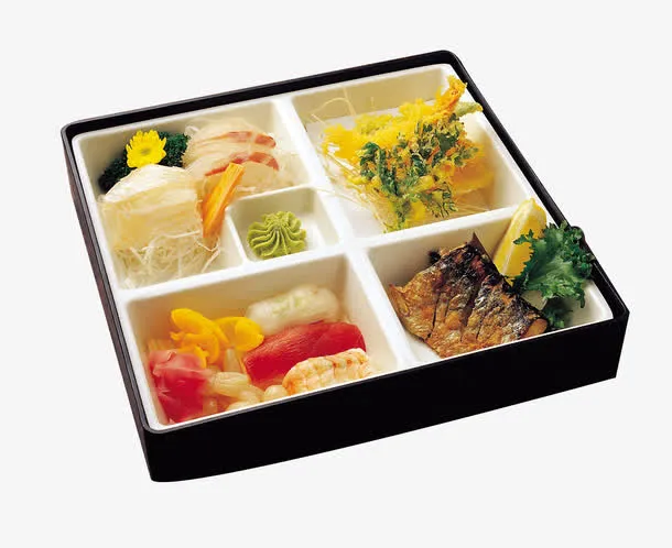 盒饭里的鱼免抠