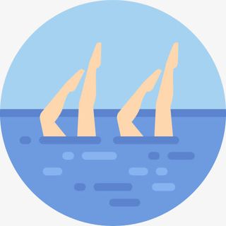 花样游泳图标免抠