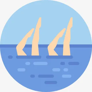 花样游泳图标免抠