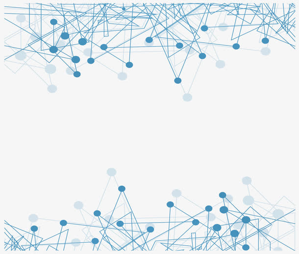 几何线条科技结构图免抠