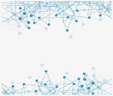 几何线条科技结构图免抠