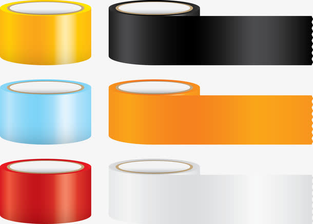 矢量图电工胶布免抠