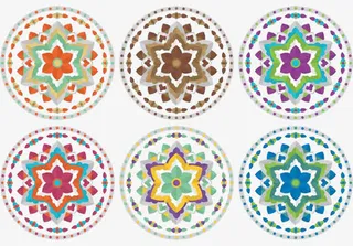 抽象几何原型图形免抠