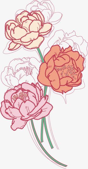 刺绣花纹矢量图免抠