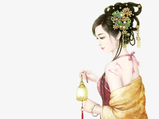 古代美女免抠