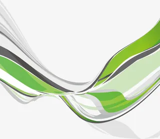 线条背景矢量波浪边素材