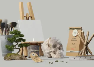 高清摄影创意简约室内合成免抠