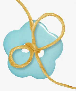 蝴蝶结和花瓣纽扣免抠