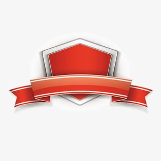 红色渐变彩条免抠