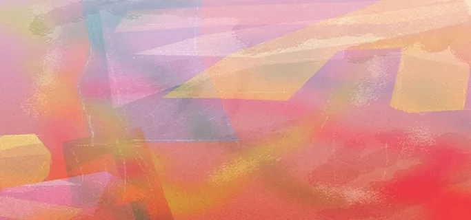 七彩几何形背景高清