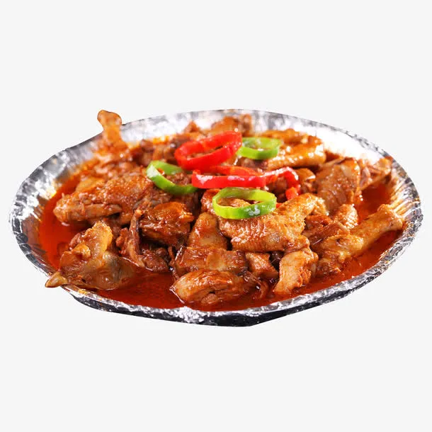 锡纸铁锅炖鸡免抠