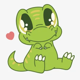 矢量小恐龙免抠手绘/卡通卡通元素