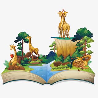 矢量长颈鹿免抠