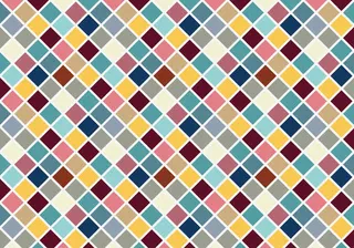 可爱欧式菱格底纹矢量图免抠